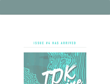 Tablet Screenshot of idkmagazine.com